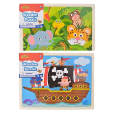 Large 25 Piece Wooden Tray Puzzle 